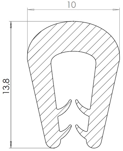 GOOREX - Kantenschutz 13,8x10 1-4,5mm